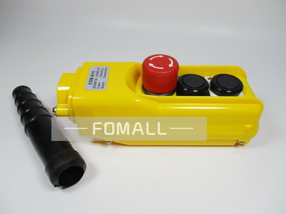 1Pcs New COB-61C COB Crane Hoist Control Button switch Single speed