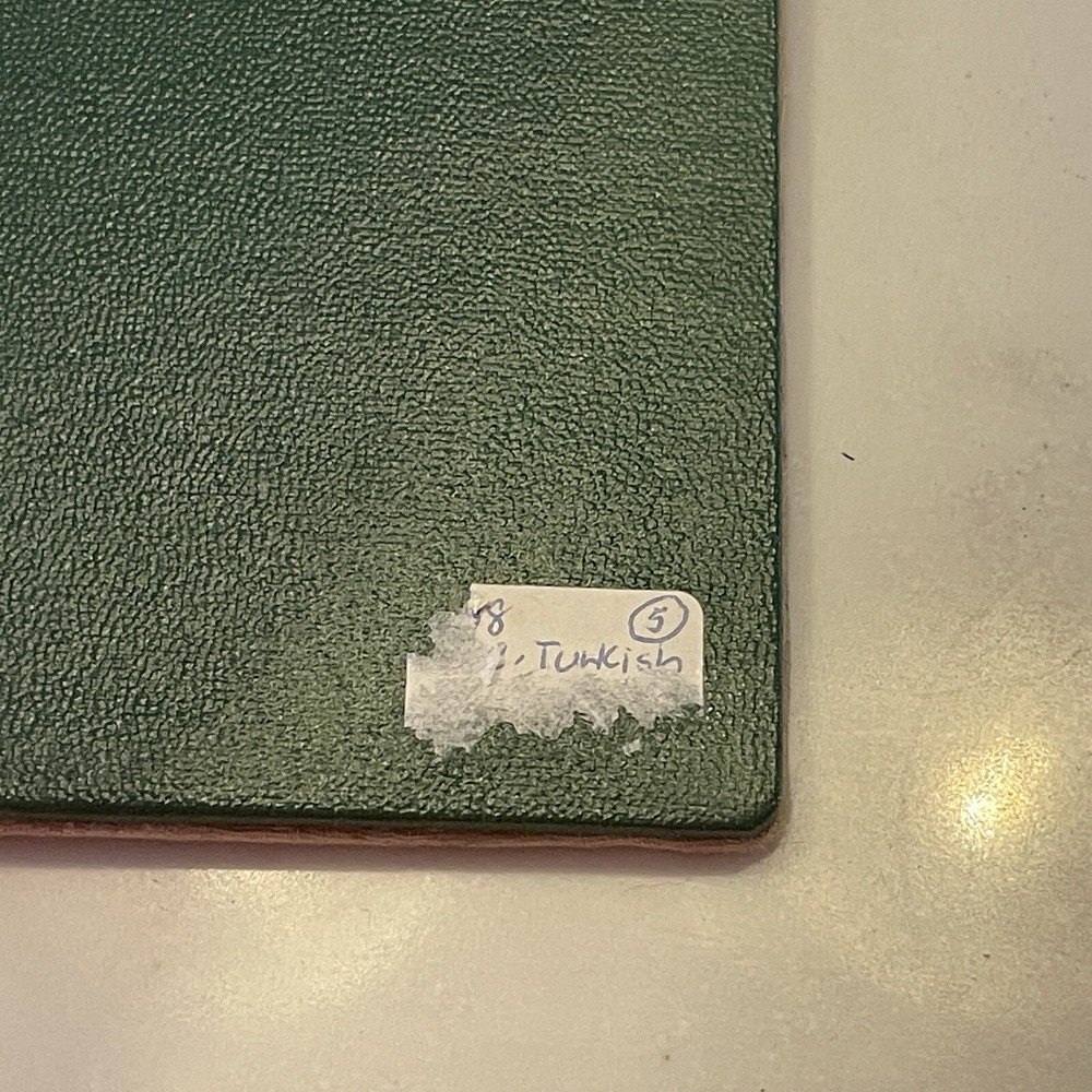 Note Pad Turkish Embroidered Cover Vintage