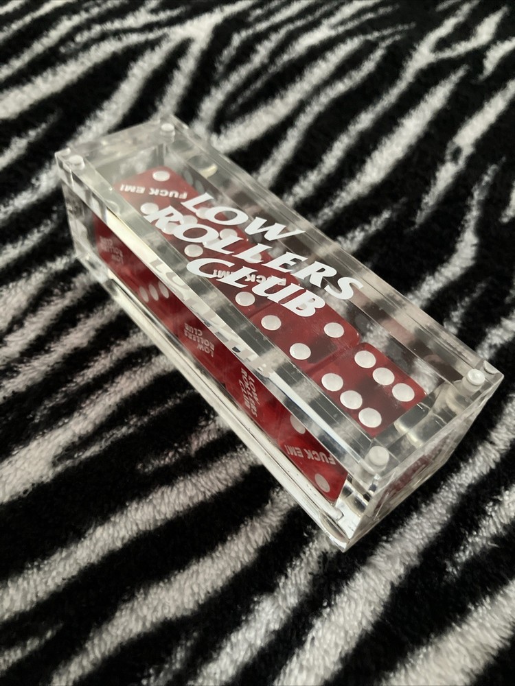 LOW ROLLERS CLUB LRC STREET DICE - RED