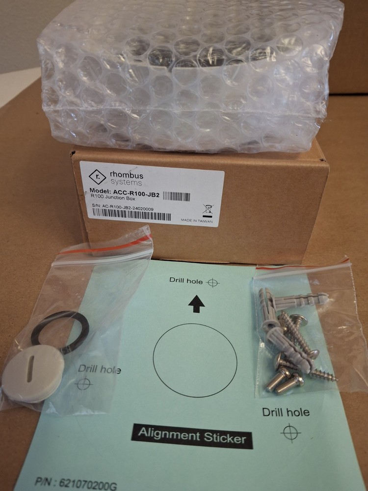 Rhombus ACC-R100-JB2 Camera Junction Box