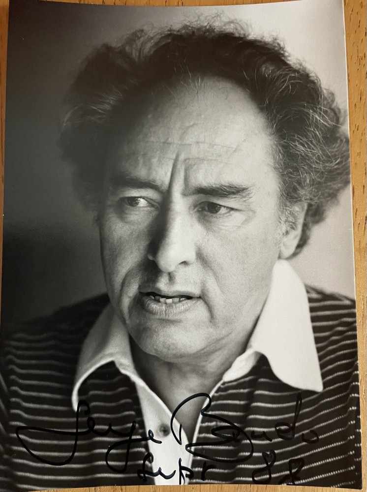 French Conductor Serge Baudo Autograph Photo