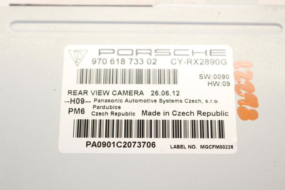10-16 Porsche Panamera Rear Camera Control Module 97061873302