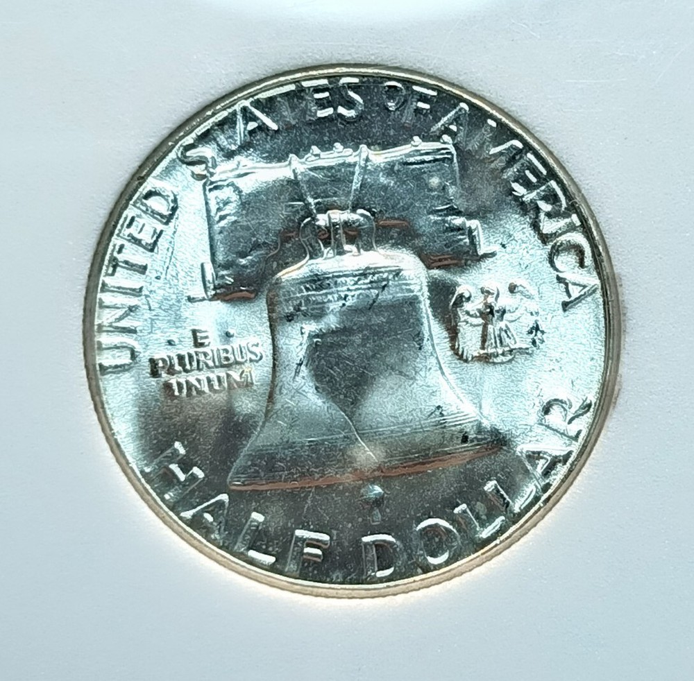 Stunning 1957 Franklin Half Dollar 50c - MS - UNC