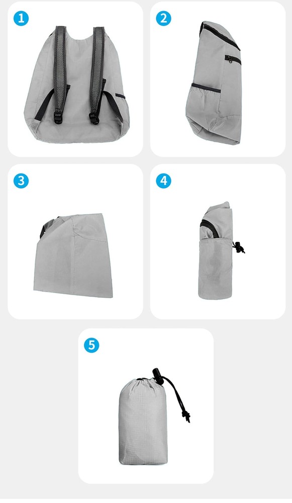 Lightweight Foldable Backpack Packable Small Shoulder Bag Waterproof Travel H...