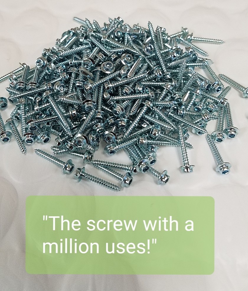 #2 Servo Mounting Screws and #2 Button Head Self Tapping + 50 Nylon Washers.