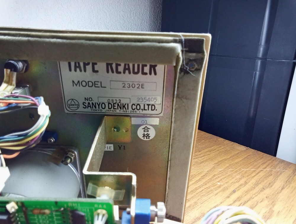 Sanyo Denki Tape Reader Model 2302E