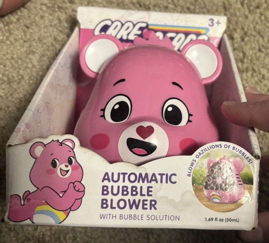 Care Bears Cheer Bear Automatic Bubble Machine