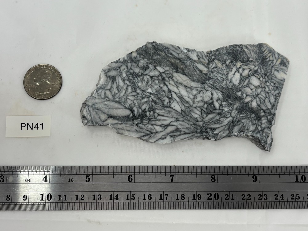 Rare Pinolith Slab Austria Cabbing Lapidary Combo Ship Avail