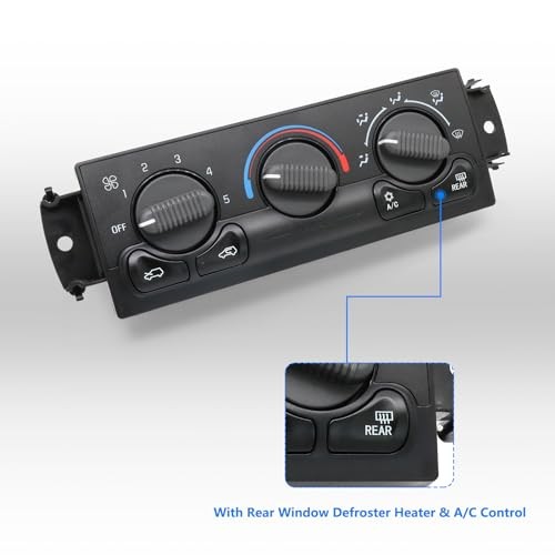 599-218 Front A/C Heater Climate Control Module Panel Switch for 1999-2002