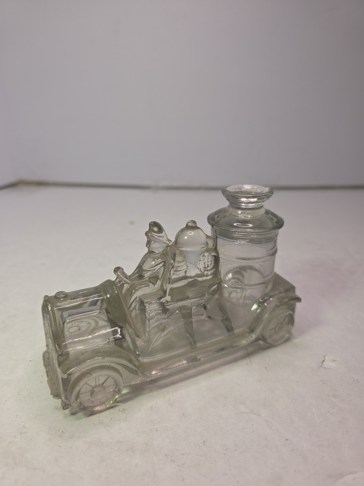 Vintage Fire engine Clear Glass