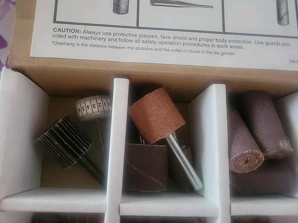 Vintage Norton #03411 49 Pc. Standard Auto Engine Porting Kit.