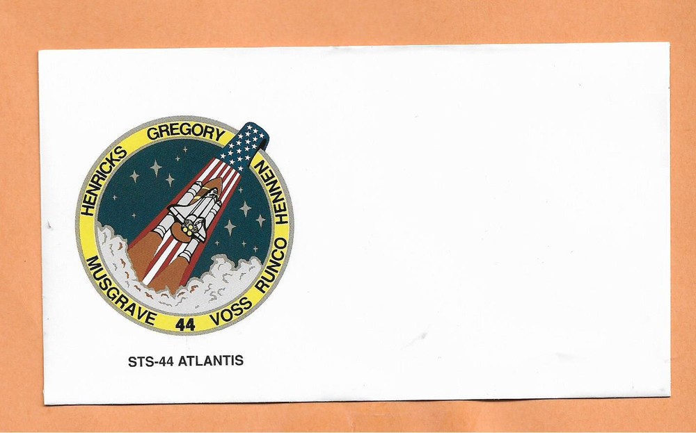 SPACE SHUTTLE ATLANTIS STS-44  NO CANCEL  KSC ***