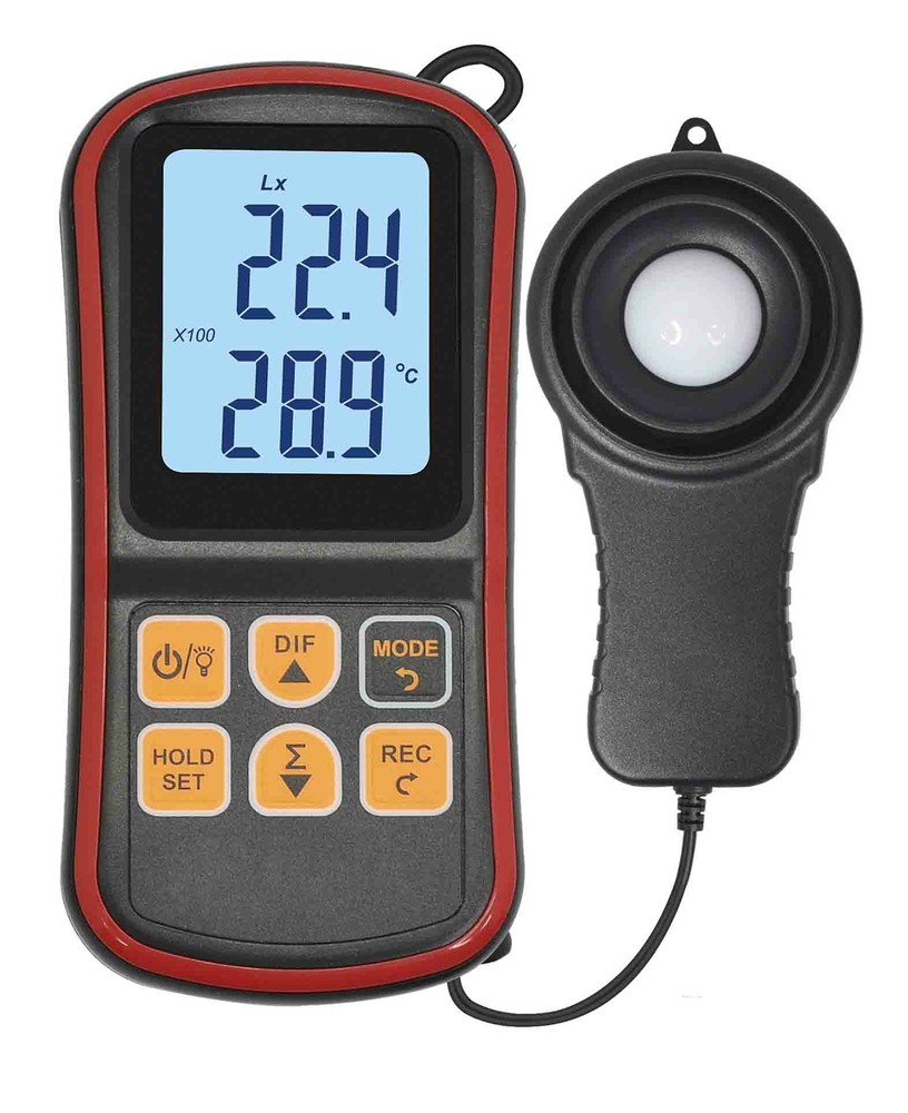 Split Type Lux Meter 1030（0 ~ 200,000Lux（0 ~20000Fc）