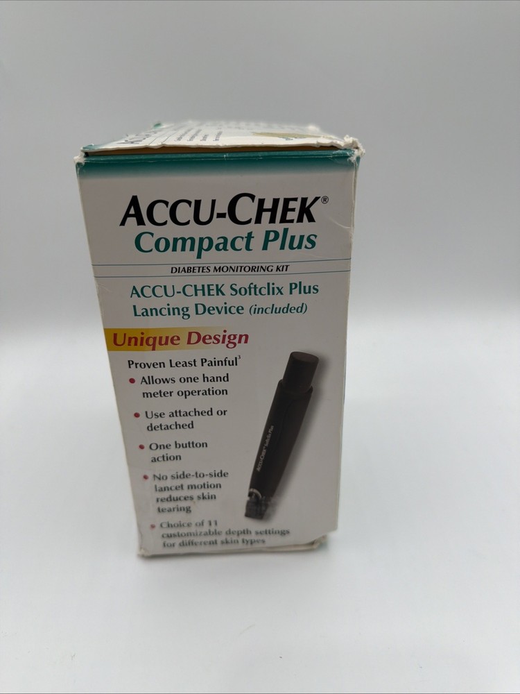 ACCU CHECK COMPACT PLUS Blood Glucose Meter With Test Strips
