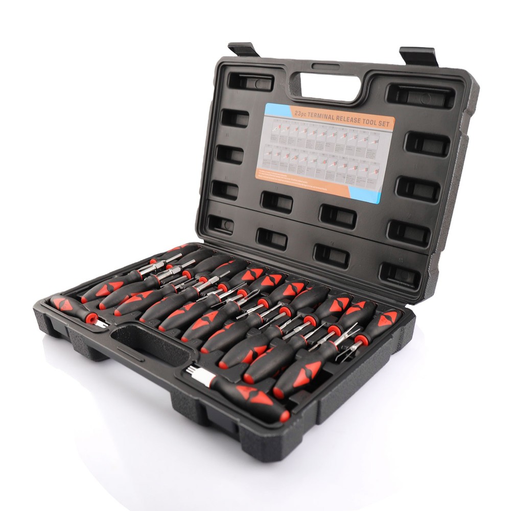 23Pc Universal Terminal Connector Release Kit Extractor Removal Pin Release Tool