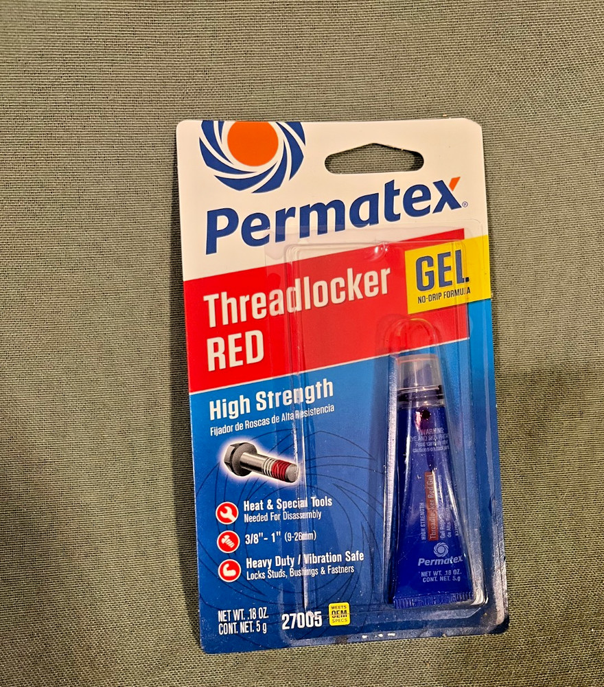Permatex 27005 Red Threadlocker .18 oz. (5g)