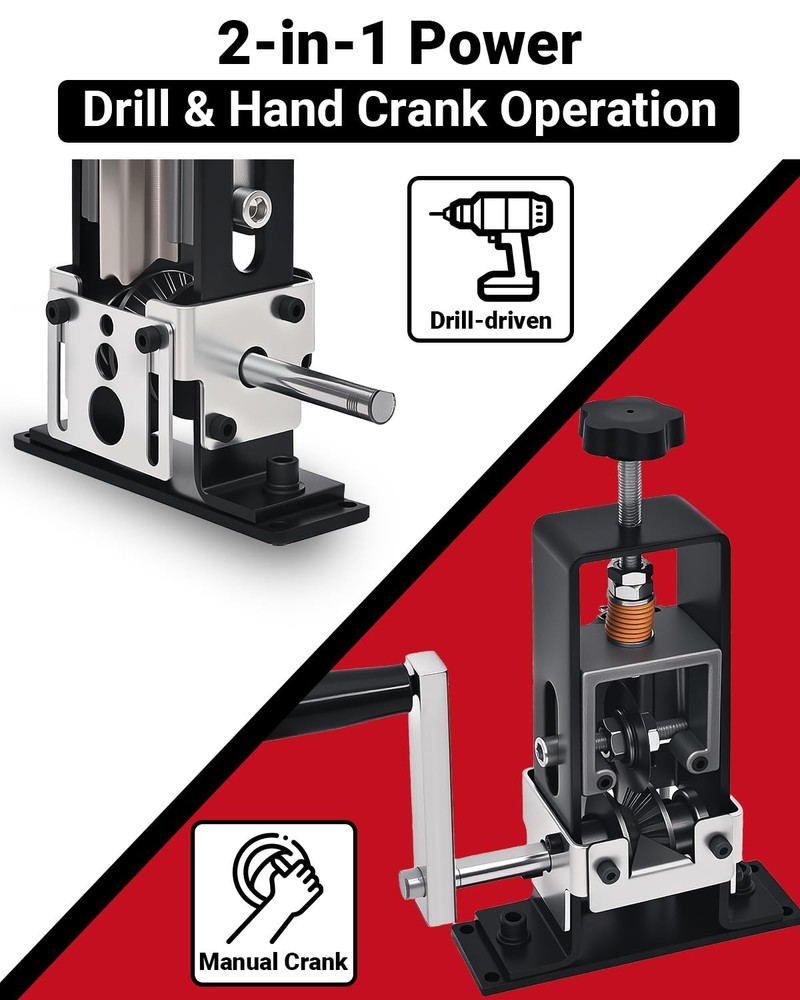 Wire Stripper Machine, 0.06-1 inch Manual Wire Stripping Machine with Replace...