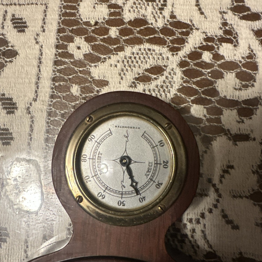 Vintage Mahogany Barometer