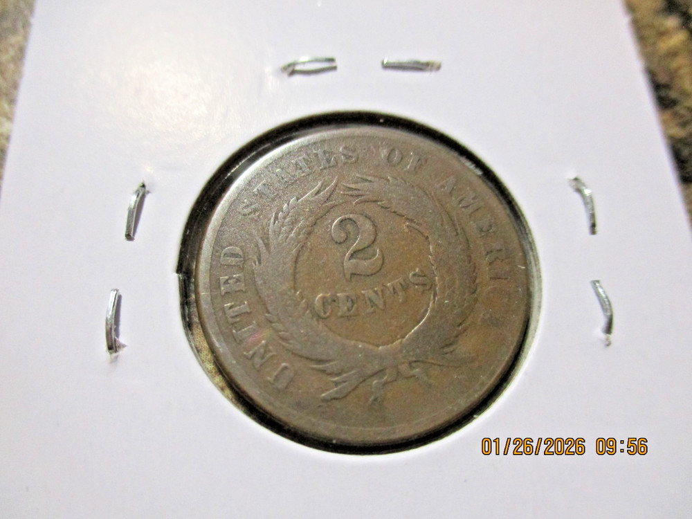 1865 II CENTS - YOU GRADE 54