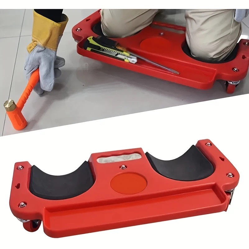 Rolling Knee Pads With Wheels Creeper Used For Tile Work Floor Construction Tool