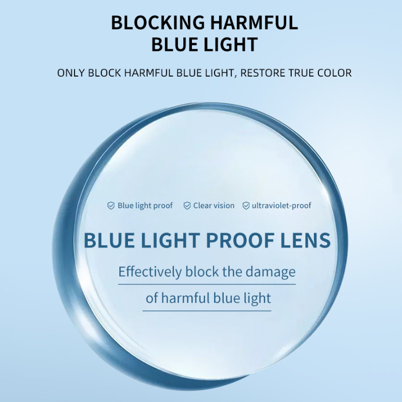 Men Square Small Frame Reading Glasses Blue Light Blocking Presbyopic Readers