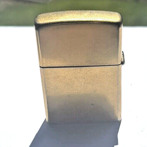 2003 ZIPPO Classic Gold Brushed Cigarette Lighter