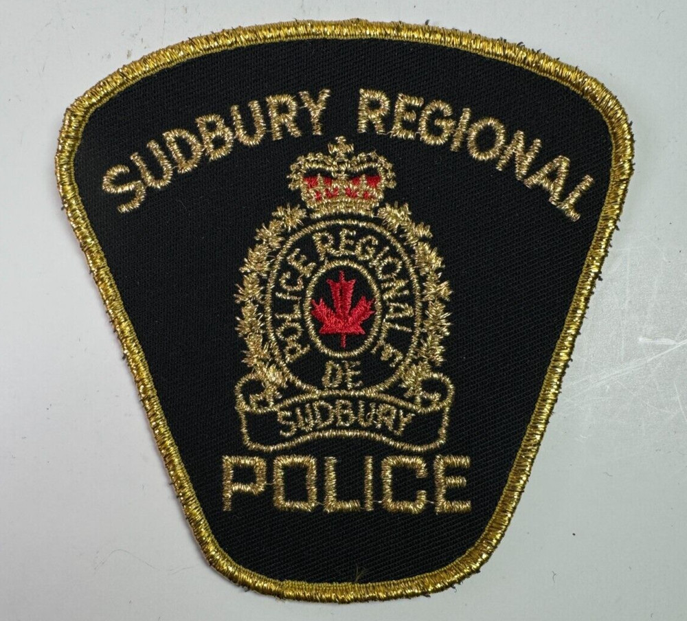 Sudbury Regional Police Canada Patch BB4C