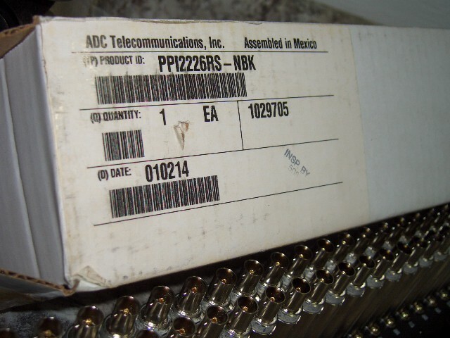 ADC PPI1226RS-NBK 52 Port BNC Patch Panel in box