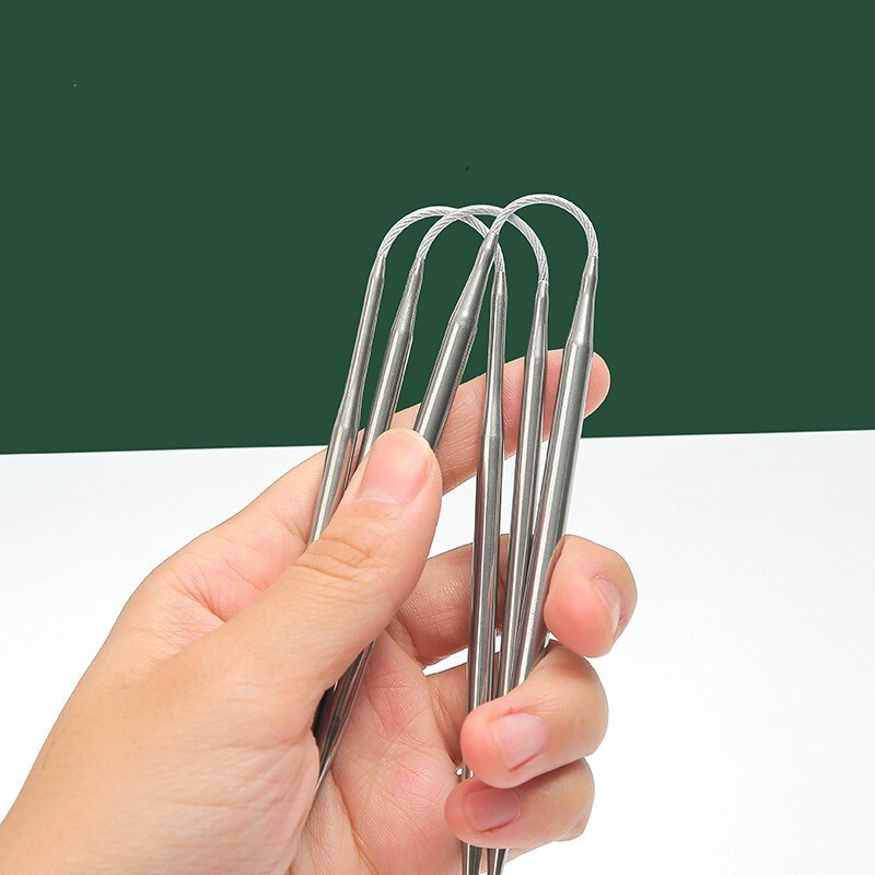 3 Pairs 4mm Mini Pointed Knitting Sweater Needle Set