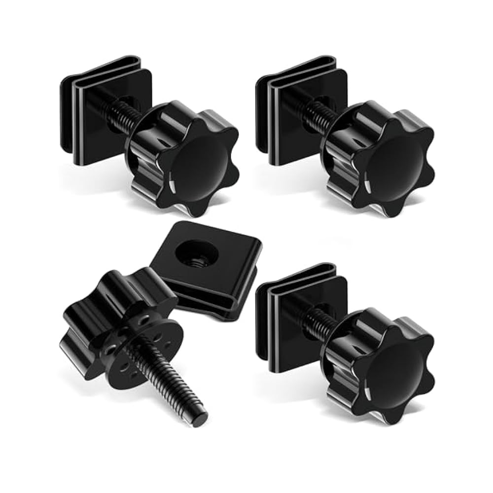 For Secure Saddlebag Mounting System with Integrated Nut, Prevents Loosening on