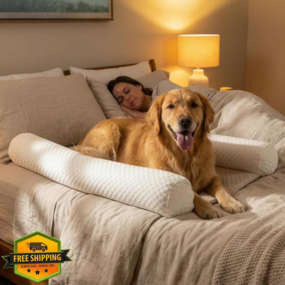Denmate On-Bed Dog Bed Stabilizer Sleep Aid Machine Washable