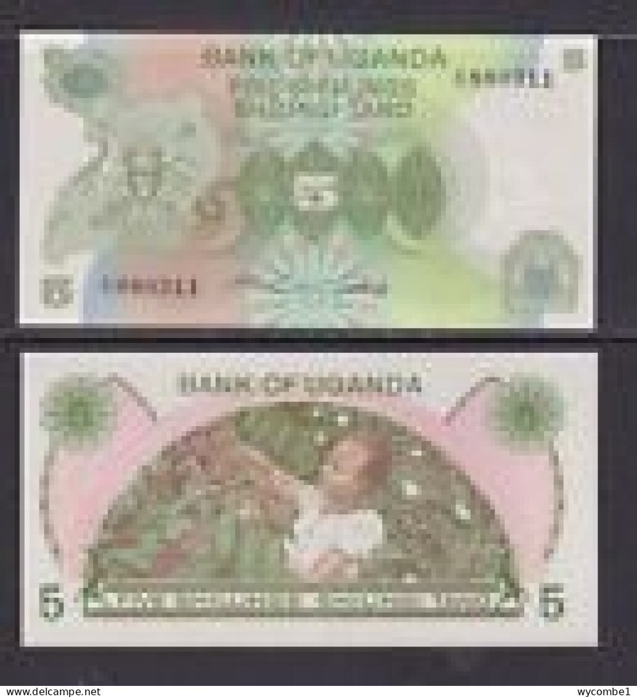 UGANDA - 1982 5 Shillings UNC