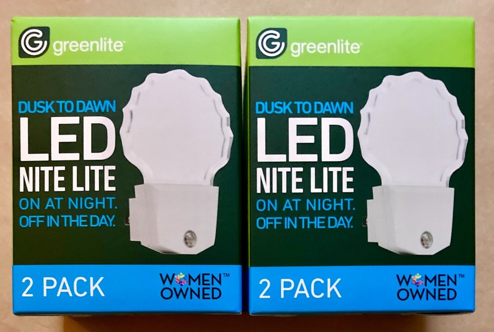 2 Packs of MaxLite Automatic LED Night Light 2 Pack Dusk Til Dawn Sensor  4TOTAL