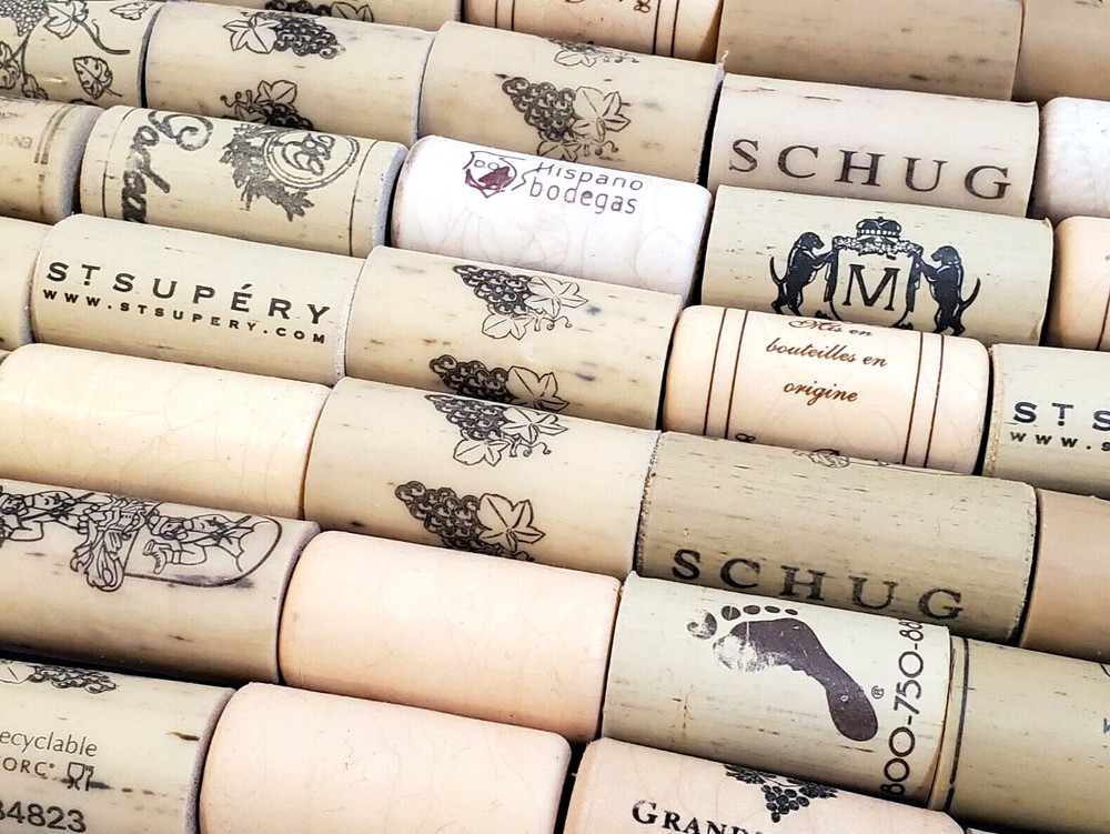 100 SYNTHETIC Used Wine Corks for Crafts Projects