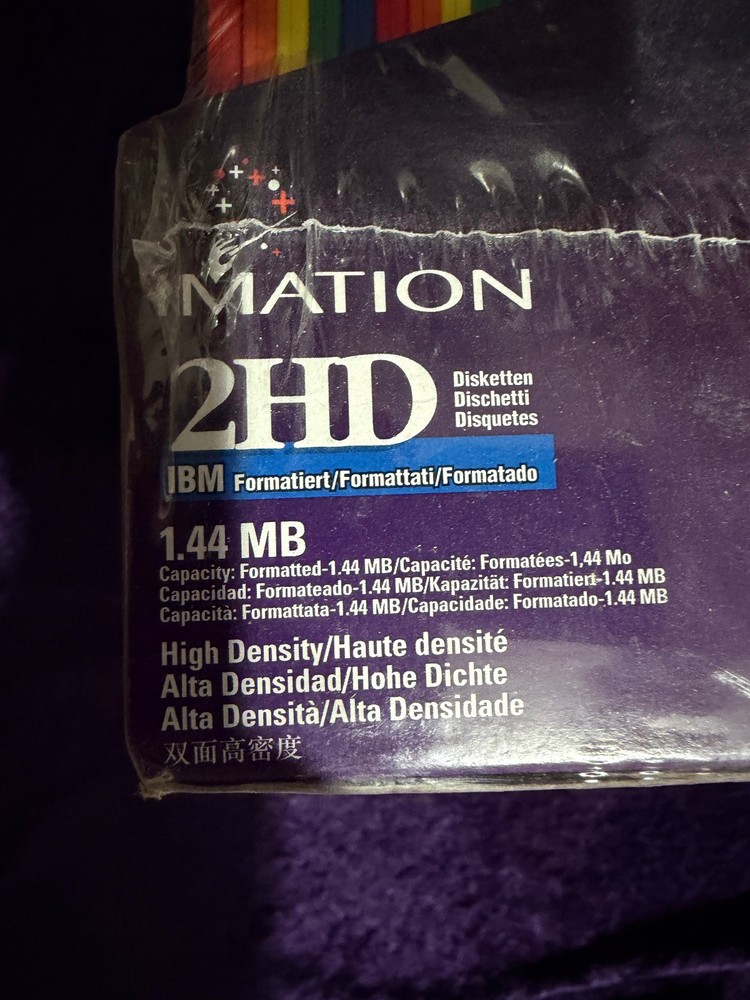 Imation 2HD Floppy Disks pak 50 Count