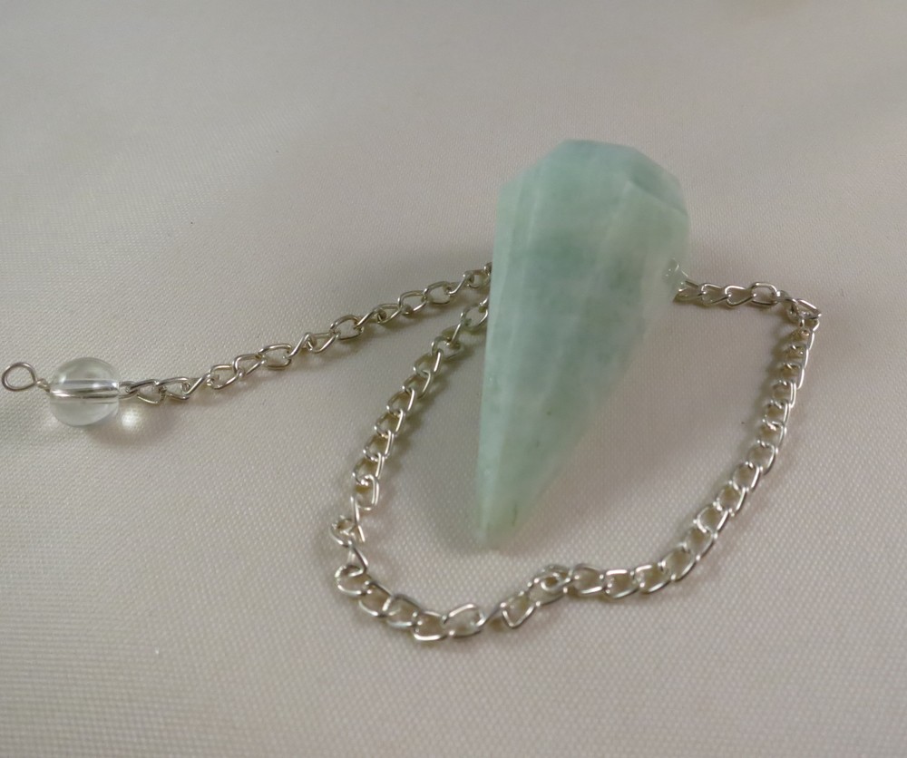 AMAZONITE CRYSTAL PENDULUM