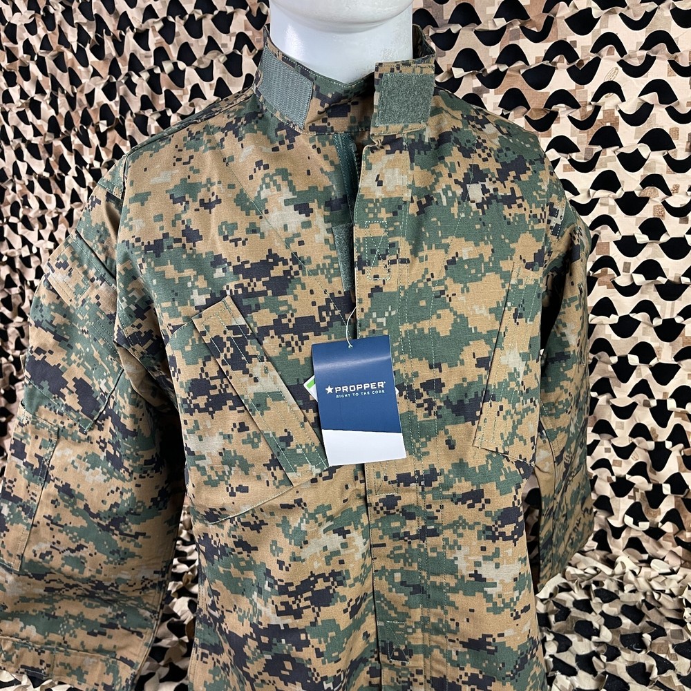 NEW BDU Jacket - Woodland Digi Camo - Medium Regular