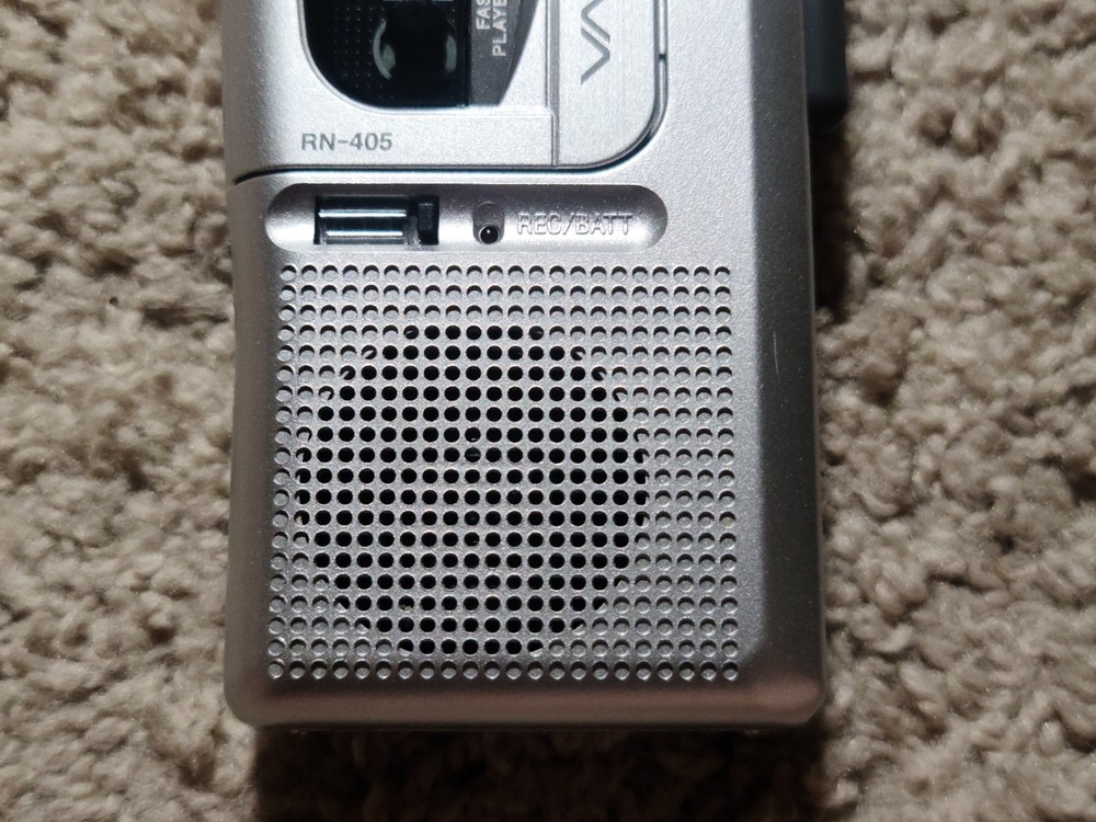 Panasonic RN-405 VAS Voice Activated System Handheld Cassette Recorder