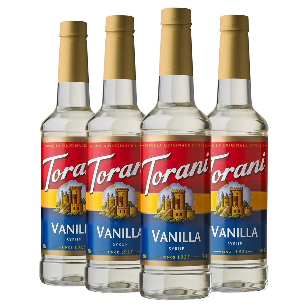 Vanilla Syrup Set - 4 Bottles, 25.4oz