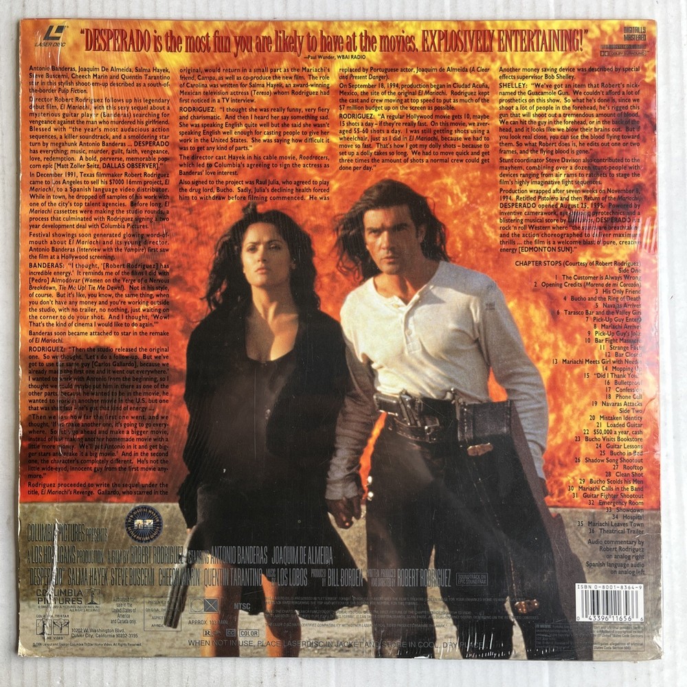Desperado (Laserdisc, 1996)