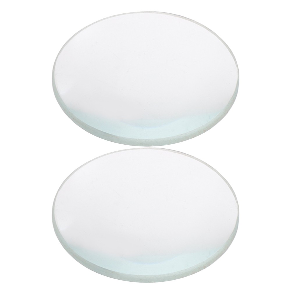 2 Pcs Convex Lens Science Classroom Optics Kits Teaching Tool Mirror Small-