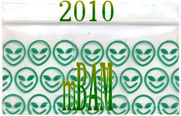 100 PACK GREEN ALIENS SOLID 2010 Apple Zip Baggies 2.0X1.0" Mini POLYBAGS