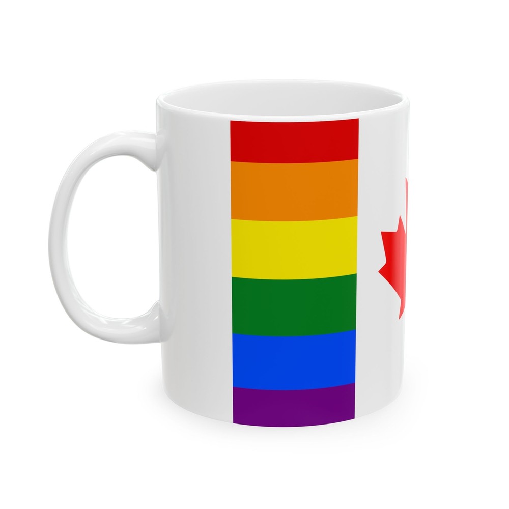 Canada Pride flag (Canada) White Coffee Mug