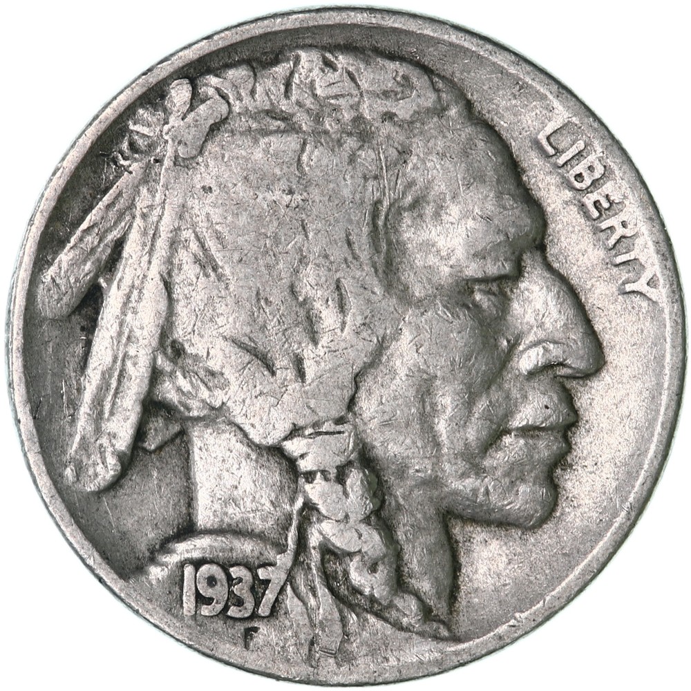 1937 D Buffalo Nickel Very Good VG