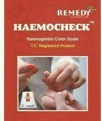 HEMOCHECK: Hemoglobin Color Scale 50-Test Pack