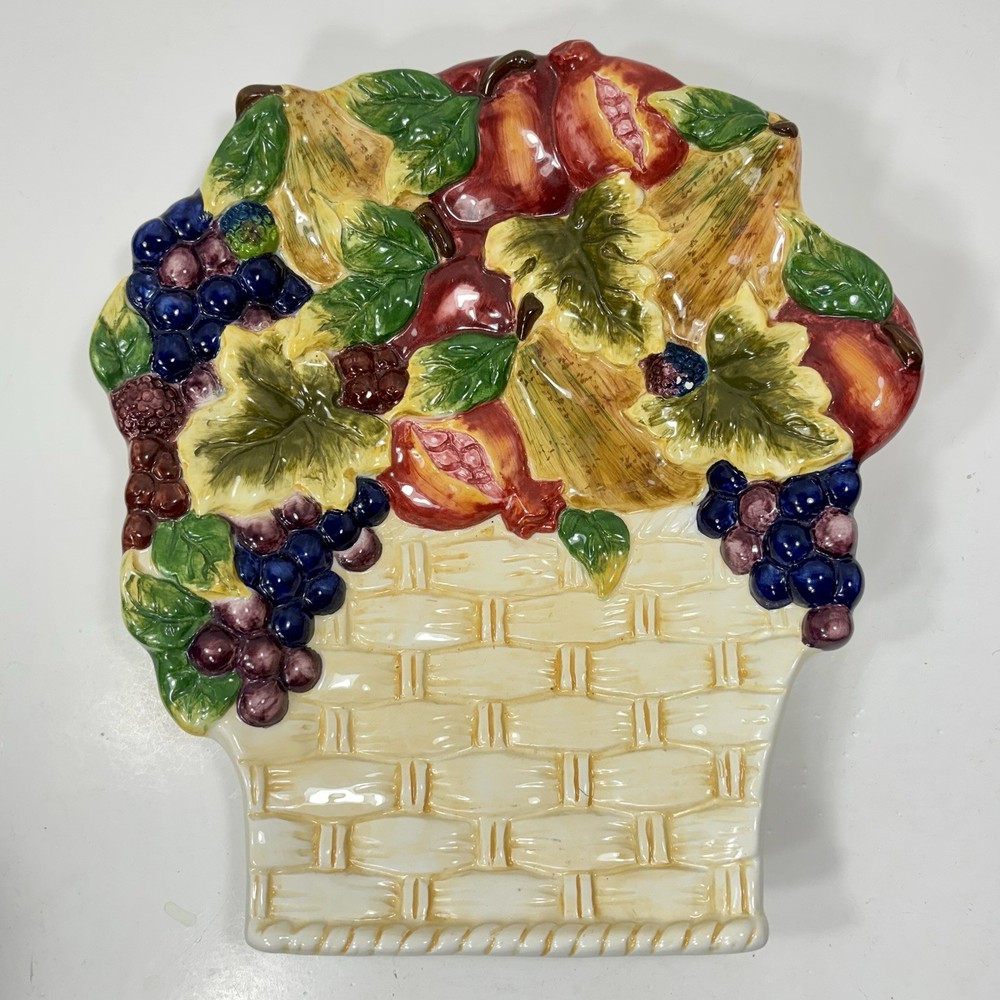 Signature Home Collection 'Tuscany' Pattern Medium Serving Plate Fruit Basket