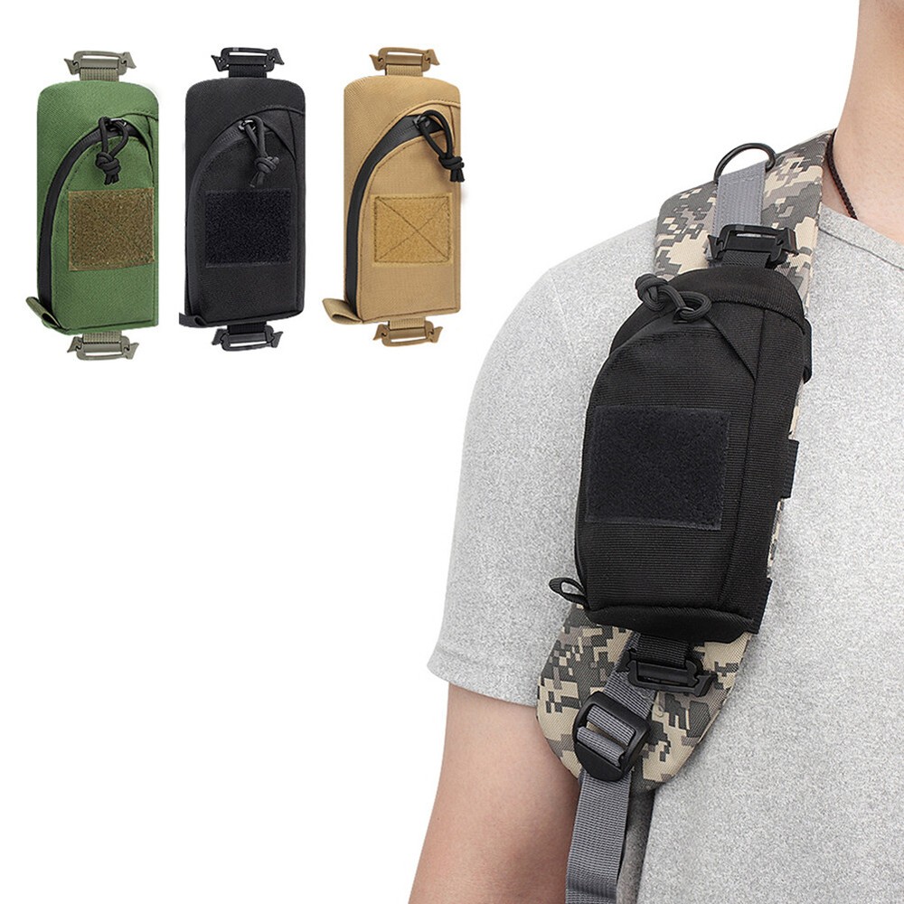 EDC Tool Bag Tactical Molle Military Phone Pouch Shoulder Strap Pack Compact Bag