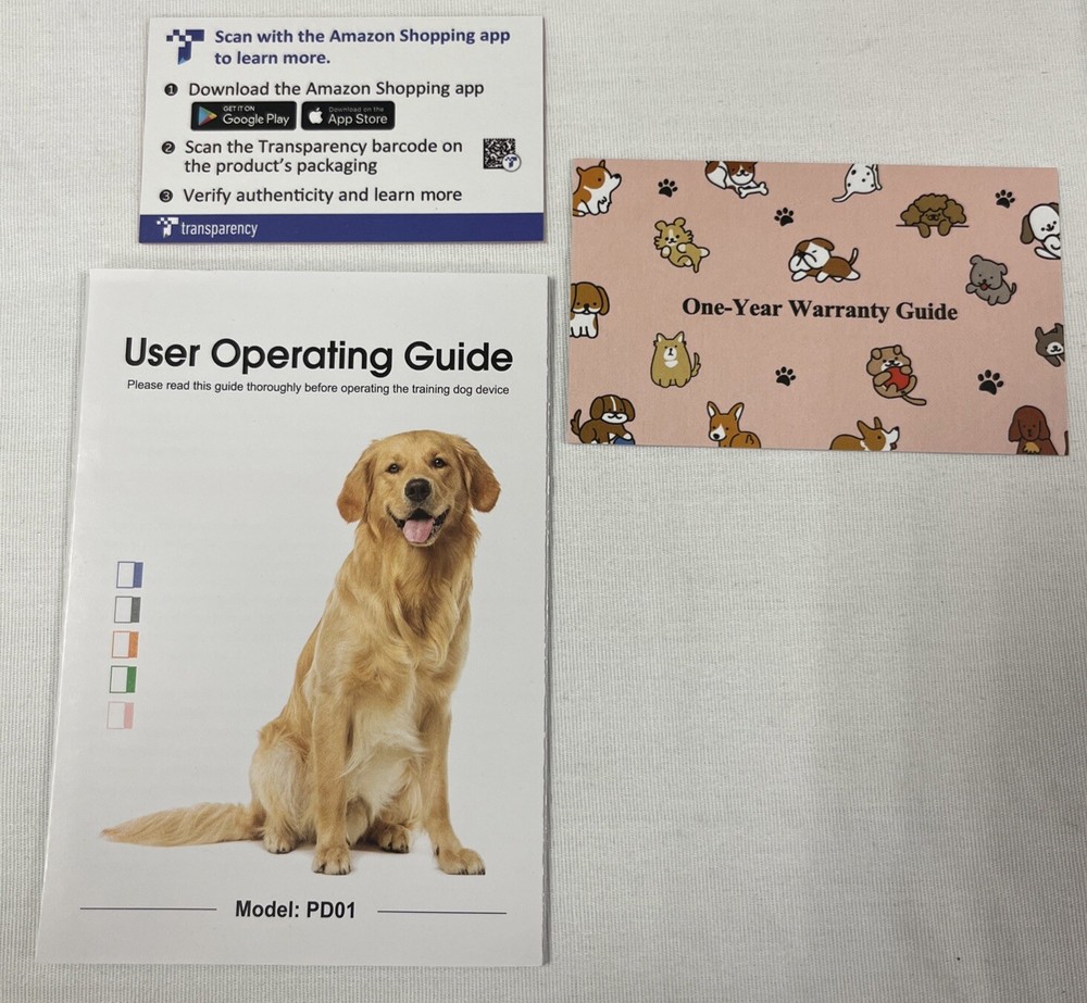 Remote Dog Training Collar Model PD01