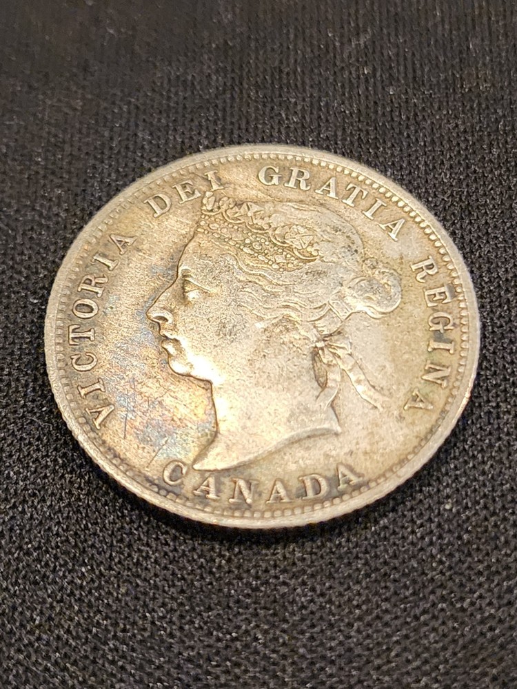 1886 Canadian 25 Cents