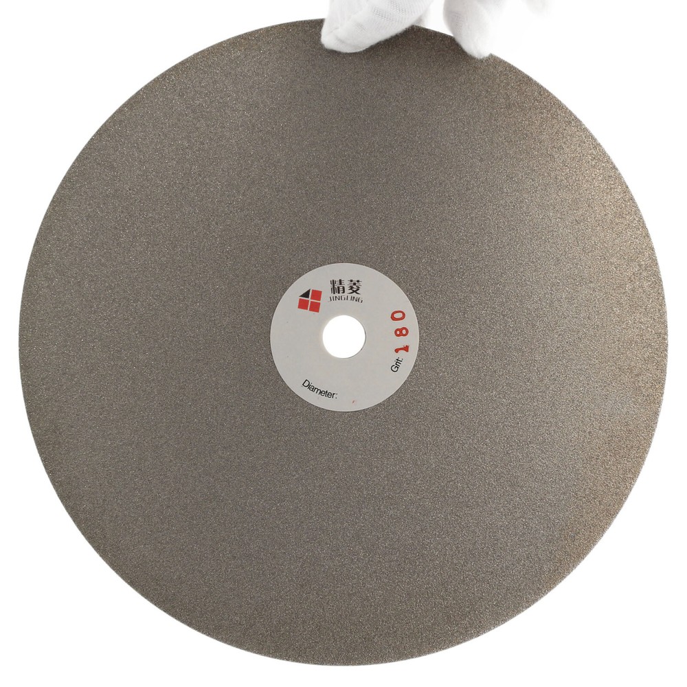 8" inch Diamond coated Flat Lap Disk Grit 180 Grinding Disc Lapidary Tools